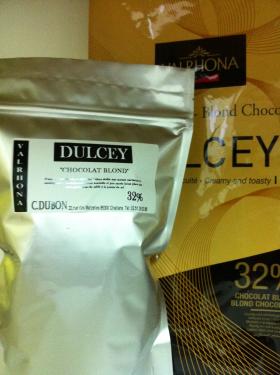 CHOCOLAT BLOND DULCEY 35% 500g (fèves) Valrhona