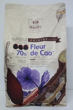 CHOCOLAT DE COUVERTURE NOIR FLEUR DE CAO 70% 5kg Barry