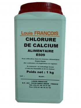 CHLORURE DE CALCIUM alimentaire E509 1kg Louis François