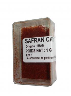 SAFRAN D'IRAN 100% Catégorie 1 Poudre 1g