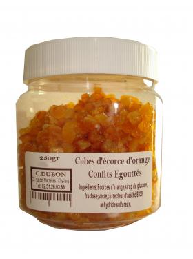 ECORCES D'ORANGE CUBE 250g Marliagues