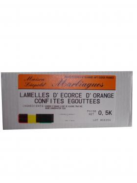 LAMELLES D'ECORCES D'ORANGES CONFITES 500g Marliagues