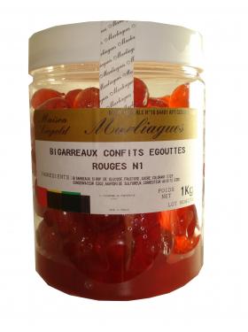 BIGARREAUX CONFITS EGOUTTES ROUGES 1kg Marliagues