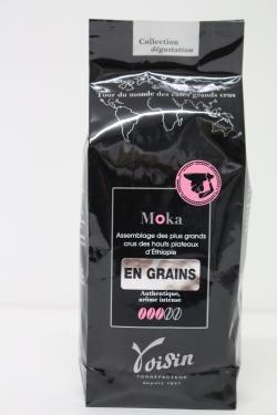 CAFE MOKA GRAINS 250gr Café Voisin