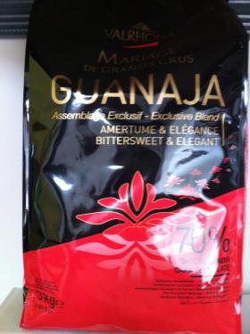 GUANAJA 70% MARIAGE DE GRANDS CRUS (fèves) 3kilos  Valrhona