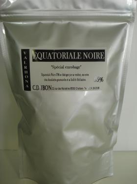 EQUATORIALE NOIRE 55% SIGNATURE PRO (fèves)500gr Valrhona