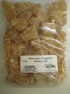 GINGEMBRE MORCEAUX CRISTALISES 500GR