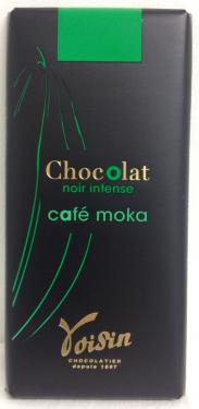 CHOCOLAT NOIR INTENSE CAFE MOKA 43% 100g Voisin