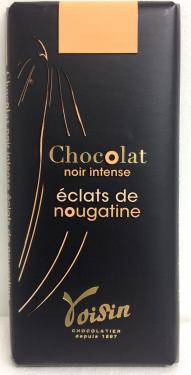 CHOCOLAT NOIR NOUGATINE 100g Voisin
