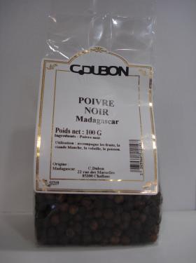 POIVRE NOIR MADAGASCAR 100g