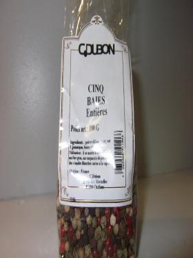 CINQ BAIES ENTIERES 100G