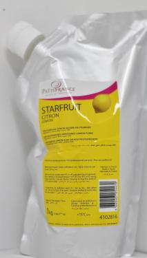 PUREE DE FRUITS STARFRUIT CITRON 1KG