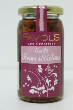 CONFIT FLEURS DE VIOLETTES 270g Favols