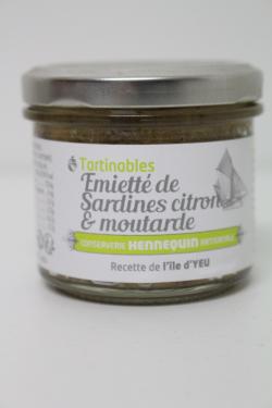 EMIETTE DE SARDINES CITRON ET MOUTARDE