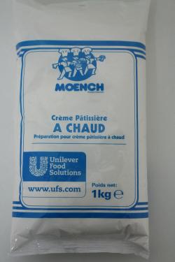 BASE CREME PATISSIERE VANILLINEE poudre 1kg Moench