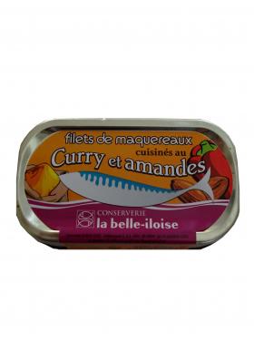 FILETS DE MAQUEREAUX CURRY ET AMANDES 112g La Belle Iloise