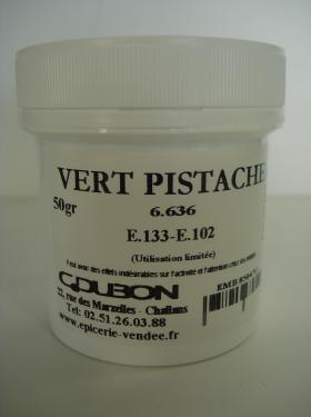 COLORANT POUDRE VERT PISTACHE 40g